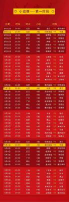 男篮世界杯赛程