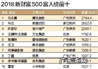 新财富500富人榜