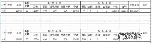 工资条怎么制作