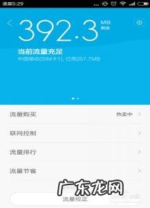 怎样查手机流量