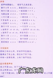 拼音口诀顺口溜