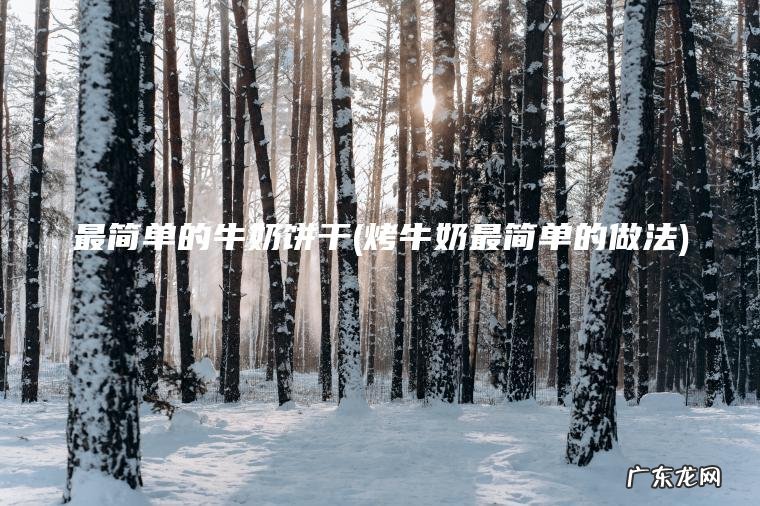 最简单的牛奶饼干(烤牛奶最简单的做法)