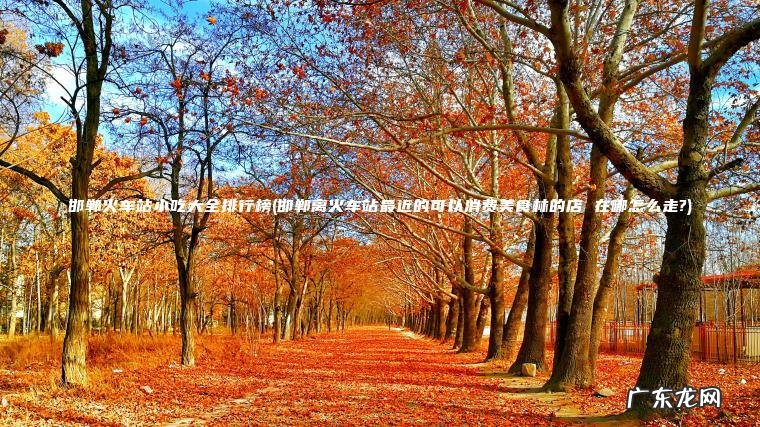 邯郸火车站小吃大全排行榜(邯郸离火车站最近的可以消费美食林的店 在哪怎么走?)