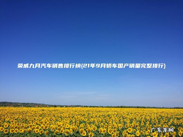荣威九月汽车销售排行榜(21年9月轿车国产销量完整排行)