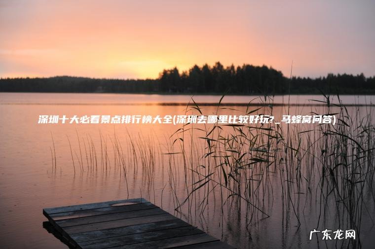 深圳去哪里比较好玩?_马蜂窝问答 深圳十大必看景点排行榜大全