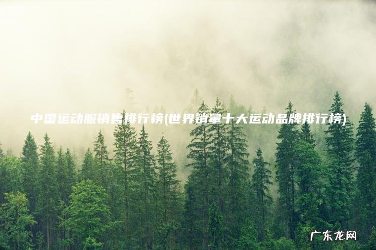 中国运动服销售排行榜(世界销量十大运动品牌排行榜)