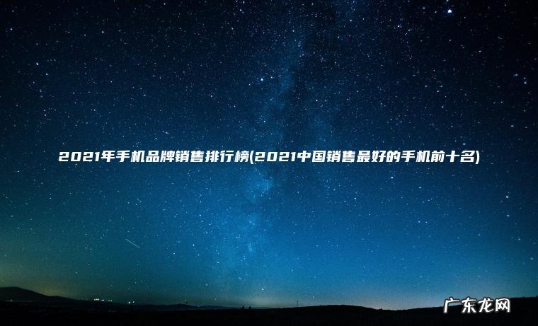 2021年手机品牌销售排行榜(2021中国销售最好的手机前十名)