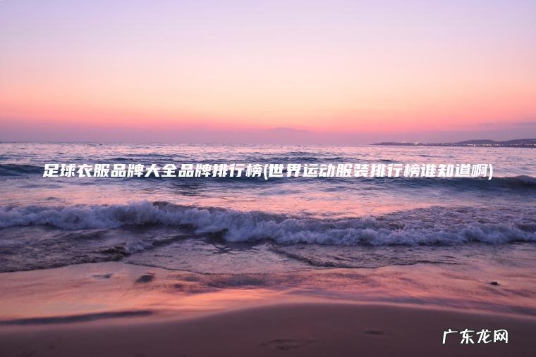 足球衣服品牌大全品牌排行榜(世界运动服装排行榜谁知道啊)
