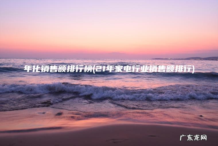 年化销售额排行榜(21年家电行业销售额排行)