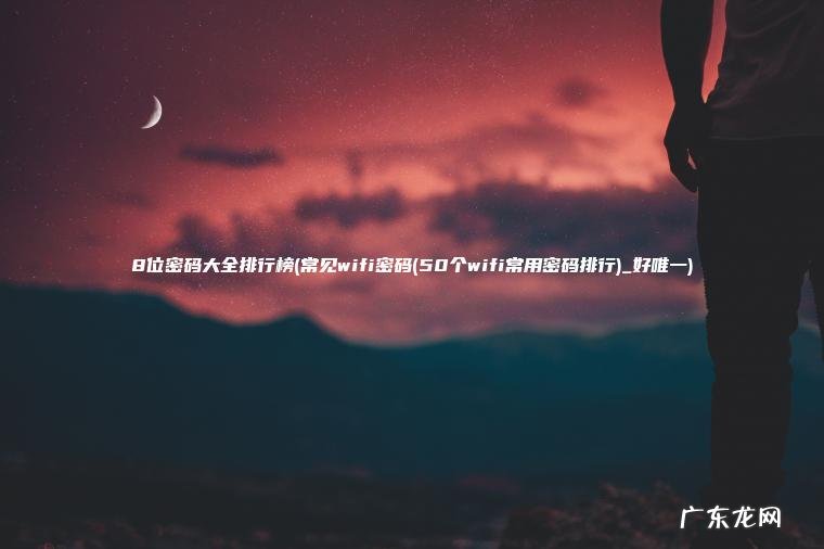 8位密码大全排行榜(常见wifi密码(50个wifi常用密码排行)_好唯一)