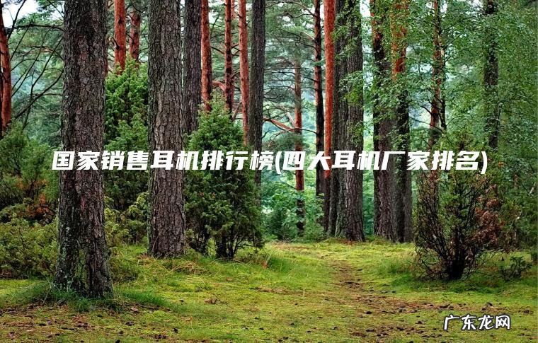 国家销售耳机排行榜(四大耳机厂家排名)