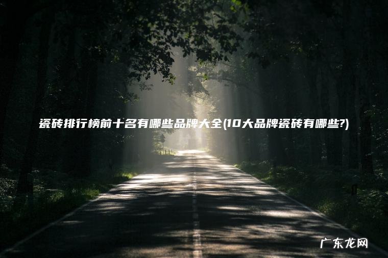 瓷砖排行榜前十名有哪些品牌大全(10大品牌瓷砖有哪些?)