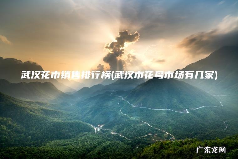武汉花市销售排行榜(武汉市花鸟市场有几家)