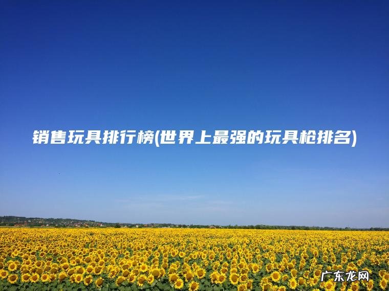 销售玩具排行榜(世界上最强的玩具枪排名)