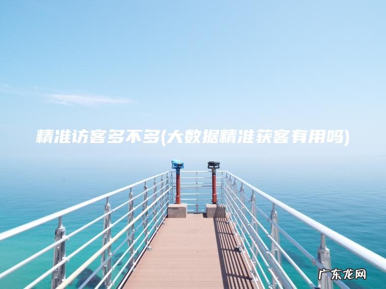 大数据精准获客有用吗 精准访客多不多