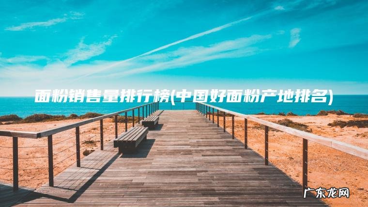 面粉销售量排行榜(中国好面粉产地排名)