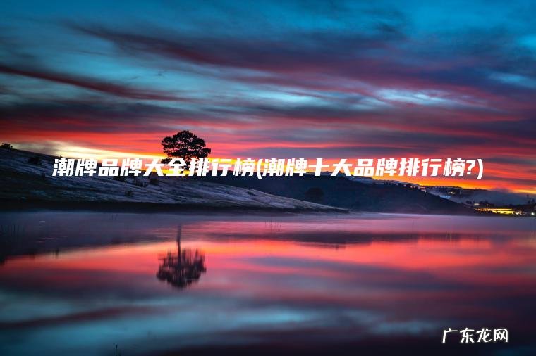 潮牌品牌大全排行榜(潮牌十大品牌排行榜?)