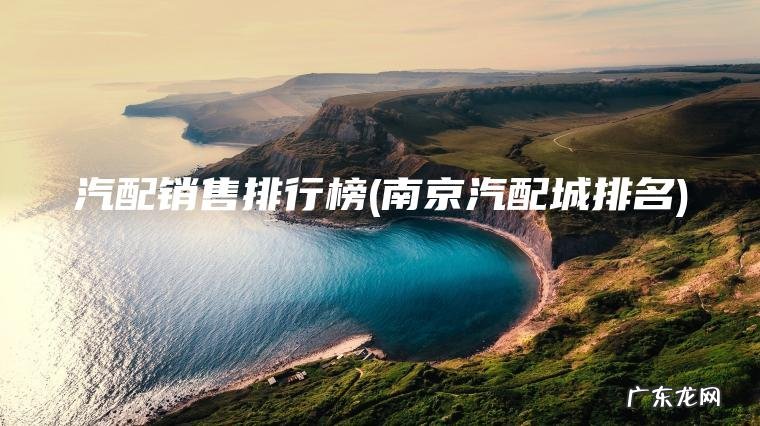 汽配销售排行榜(南京汽配城排名)
