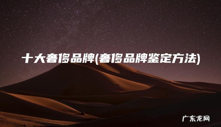 十大奢侈品牌(奢侈品牌鉴定方法)