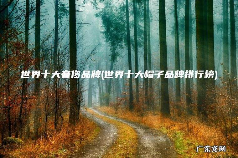 世界十大奢侈品牌(世界十大帽子品牌排行榜)