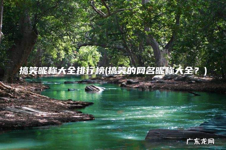 搞笑昵称大全排行榜(搞笑的网名昵称大全？)