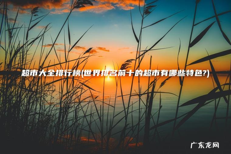 超市大全排行榜(世界排名前十的超市有哪些特色?)