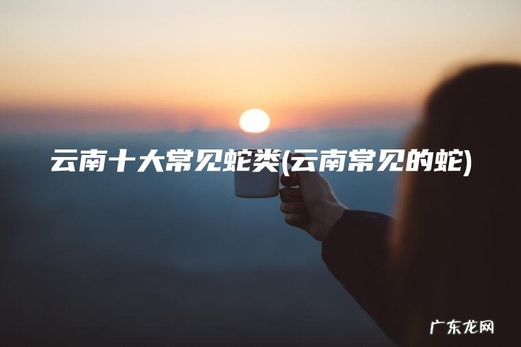云南十大常见蛇类(云南常见的蛇)