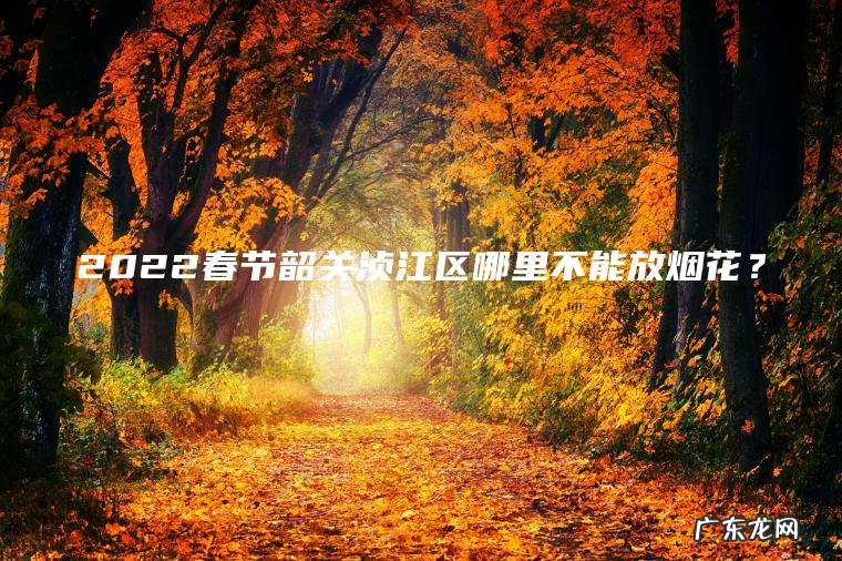 2022春节韶关浈江区哪里不能放烟花？