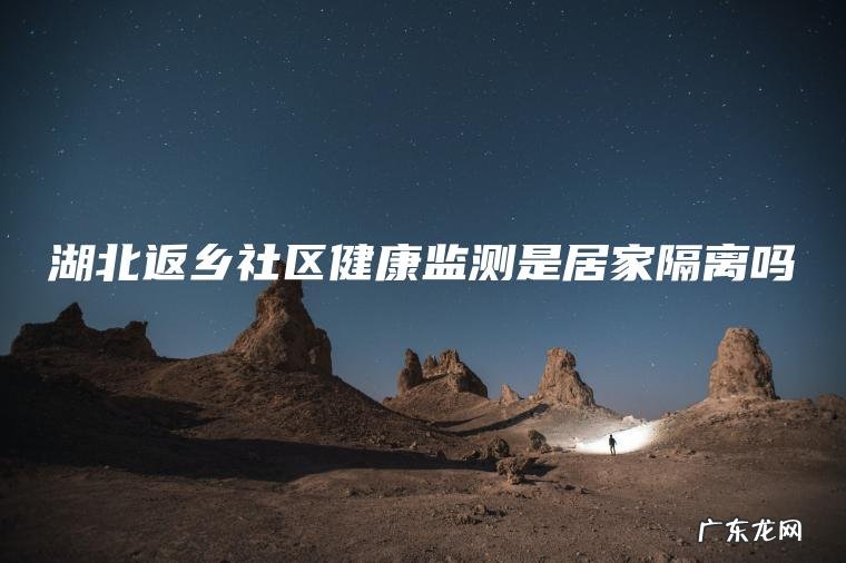 湖北返乡社区健康监测是居家隔离吗
