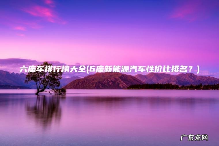 六座车排行榜大全(6座新能源汽车性价比排名？)