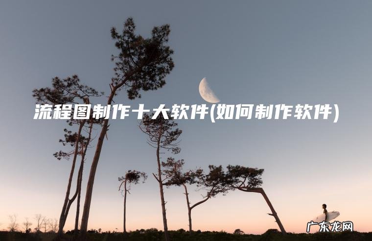流程图制作十大软件(如何制作软件)