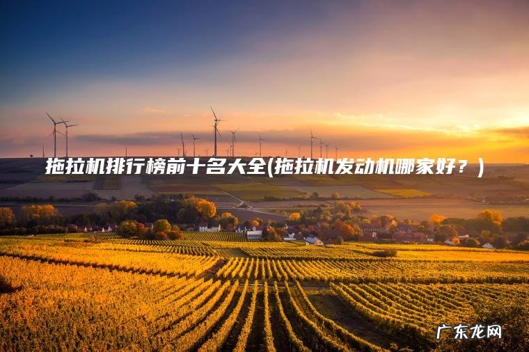 拖拉机排行榜前十名大全(拖拉机发动机哪家好？)