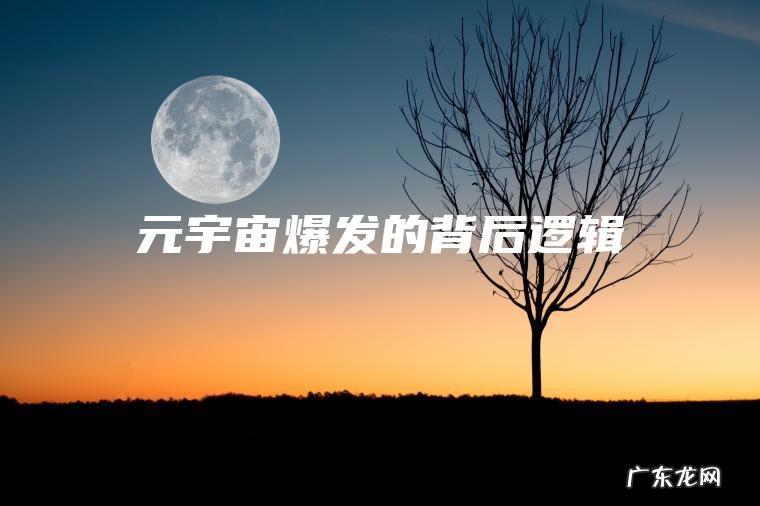 元宇宙爆发的背后逻辑