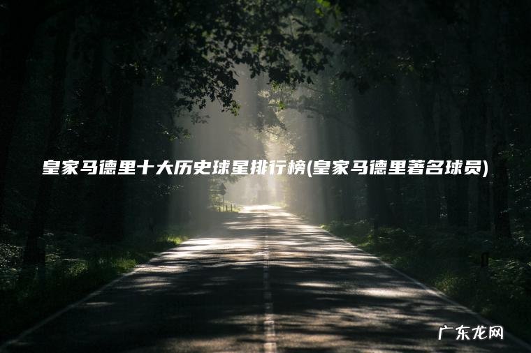 皇家马德里十大历史球星排行榜(皇家马德里著名球员)