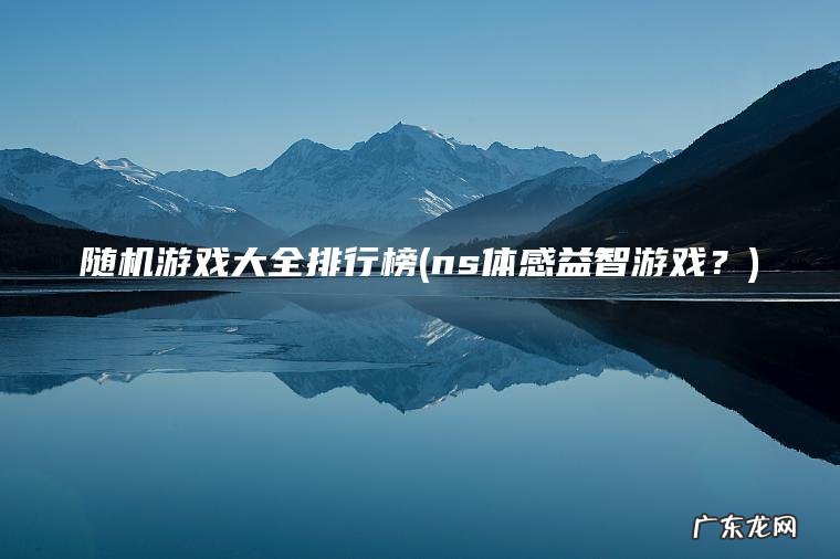 随机游戏大全排行榜(ns体感益智游戏？)