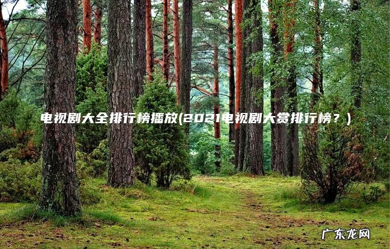 电视剧大全排行榜播放(2021电视剧大赏排行榜？)
