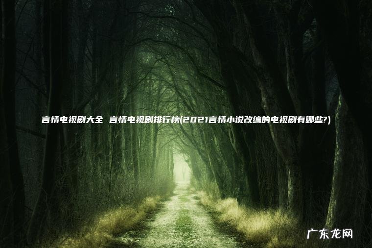 言情电视剧大全 言情电视剧排行榜(2021言情小说改编的电视剧有哪些?)