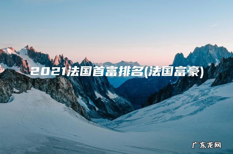 2021法国首富排名(法国富豪)