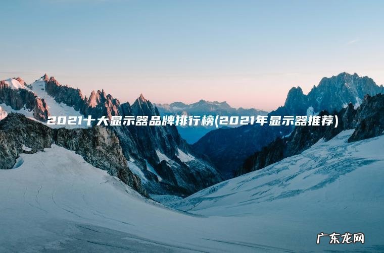 2021十大显示器品牌排行榜(2021年显示器推荐)