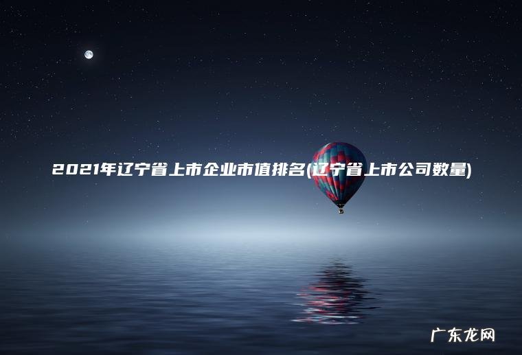 2021年辽宁省上市企业市值排名(辽宁省上市公司数量)