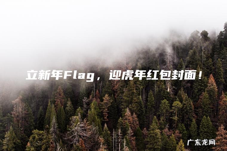 立新年Flag ， 迎虎年红包封面！