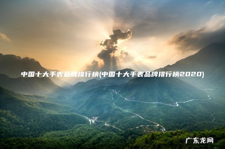 中国十大手表品牌排行榜(中国十大手表品牌排行榜2020)