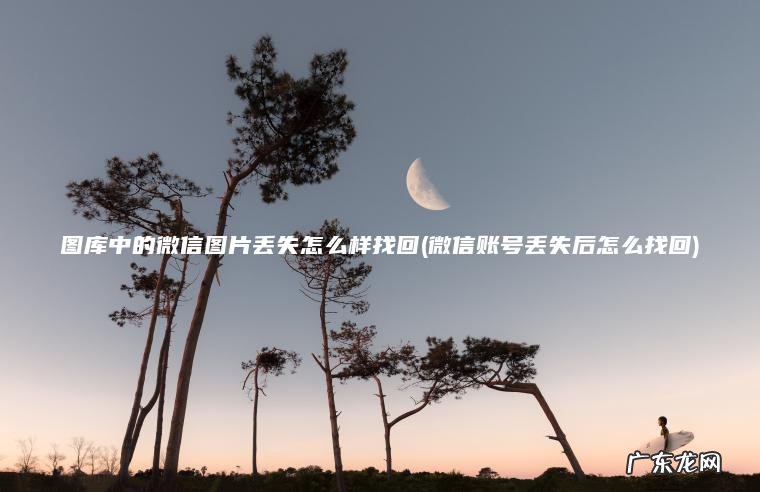 图库中的微信图片丢失怎么样找回(微信账号丢失后怎么找回)