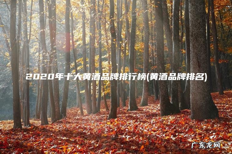 2020年十大黄酒品牌排行榜(黄酒品牌排名)