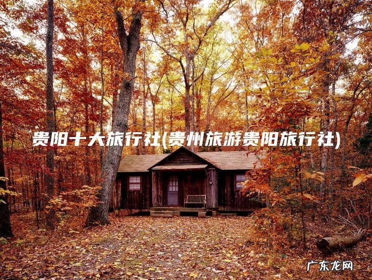 贵阳十大旅行社(贵州旅游贵阳旅行社)