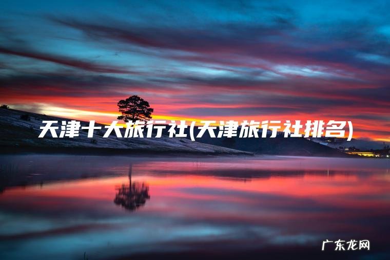 天津十大旅行社(天津旅行社排名)