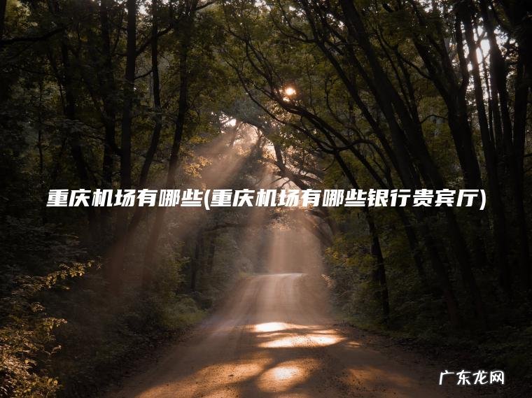 重庆机场有哪些(重庆机场有哪些银行贵宾厅)