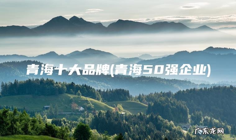青海十大品牌(青海50强企业)