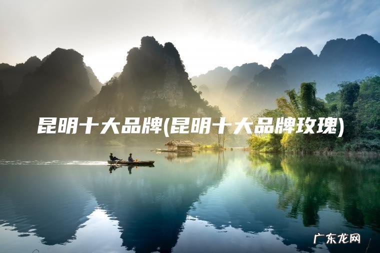昆明十大品牌(昆明十大品牌玫瑰)