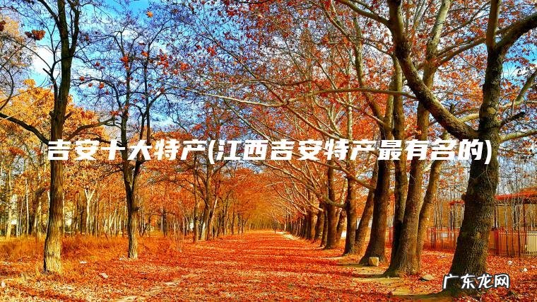 吉安十大特产(江西吉安特产最有名的)